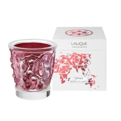 Vessière Cristaux Coupes, Coupelles Et Photophores|Bougies Lalique|Épines, bougie parfumée cristal lalique