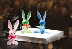 Vessière Cristaux Animaux Cristal|Editions D’Art|Pinpin bleu lapin mansau daum
