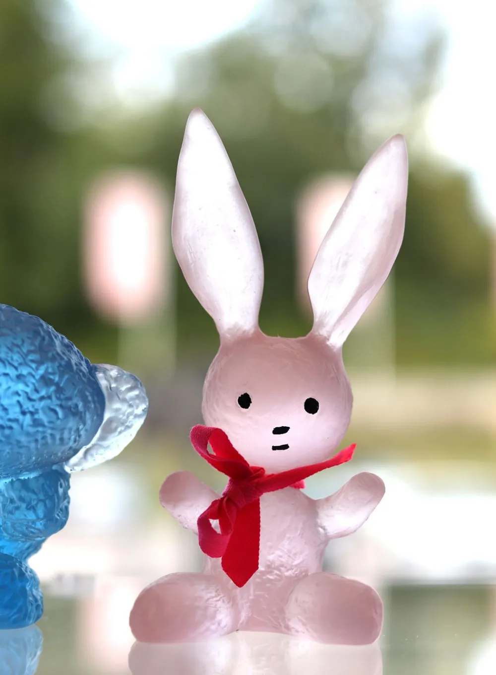 Vessière Cristaux Editions D’Art|Bestiaire|Pinpin rose lapin mansau daum