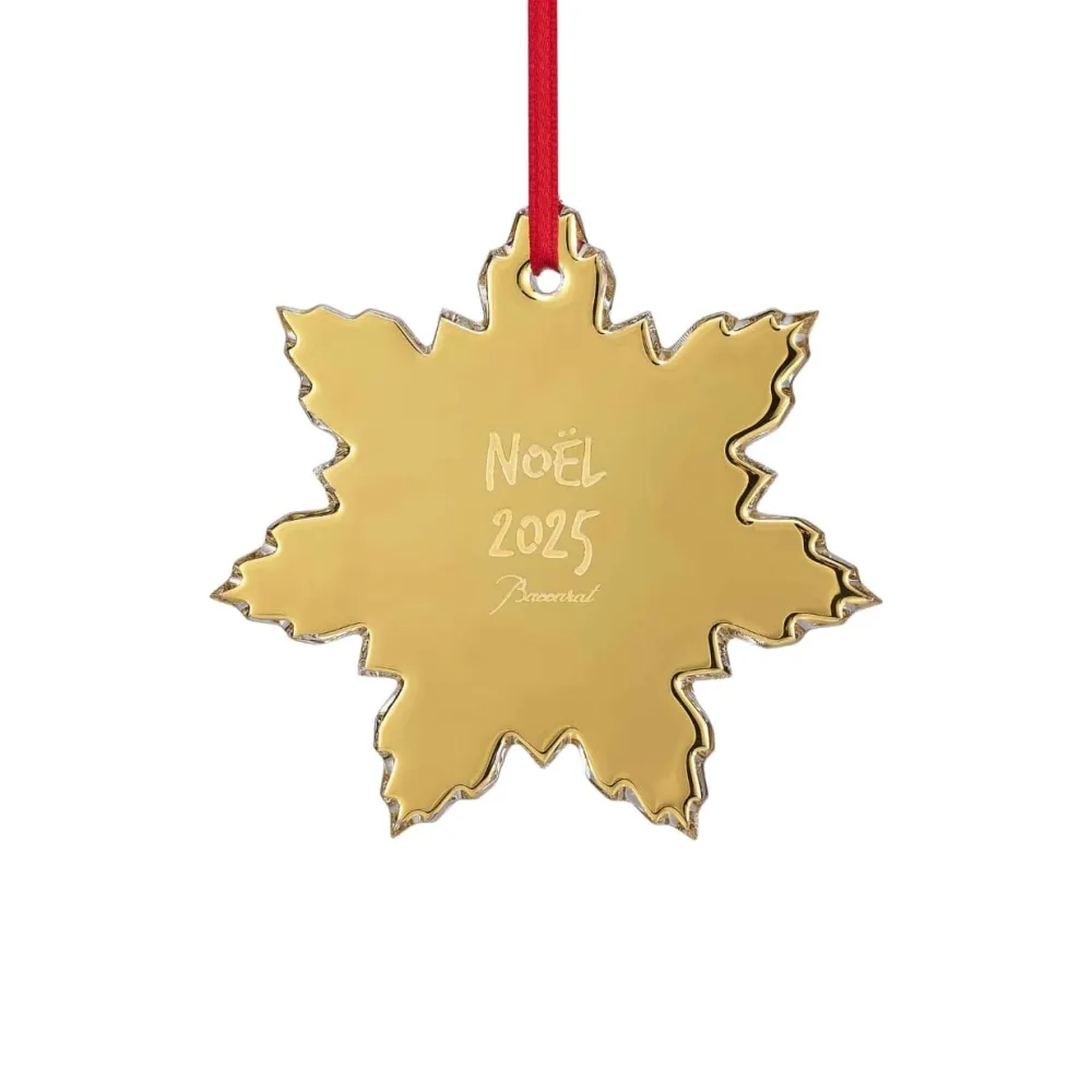 Vessière Cristaux Décoration Noël Baccarat|Décoration|Plaquette Noël 2025 palmette Baccarat