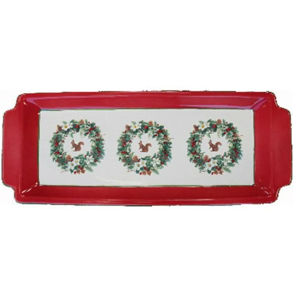 Vessière Cristaux Lunéville|Plat cake roses des neiges