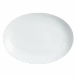 Vessière Cristaux Art De La Table|Assiette Céramique|Plat ovale porcelaine 36 cm Minéral Raynaud