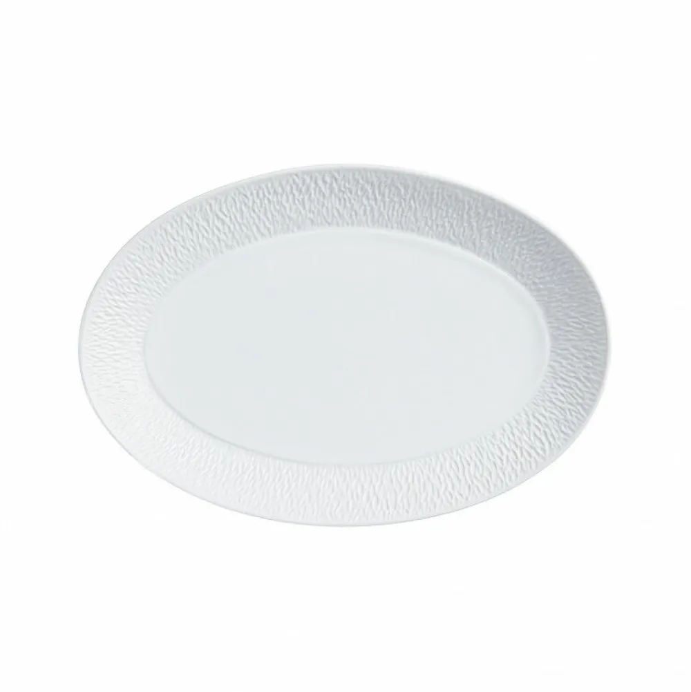 Vessière Cristaux Art De La Table|Assiette Céramique|Plat ovale porcelaine 30 cm Minéral Raynaud