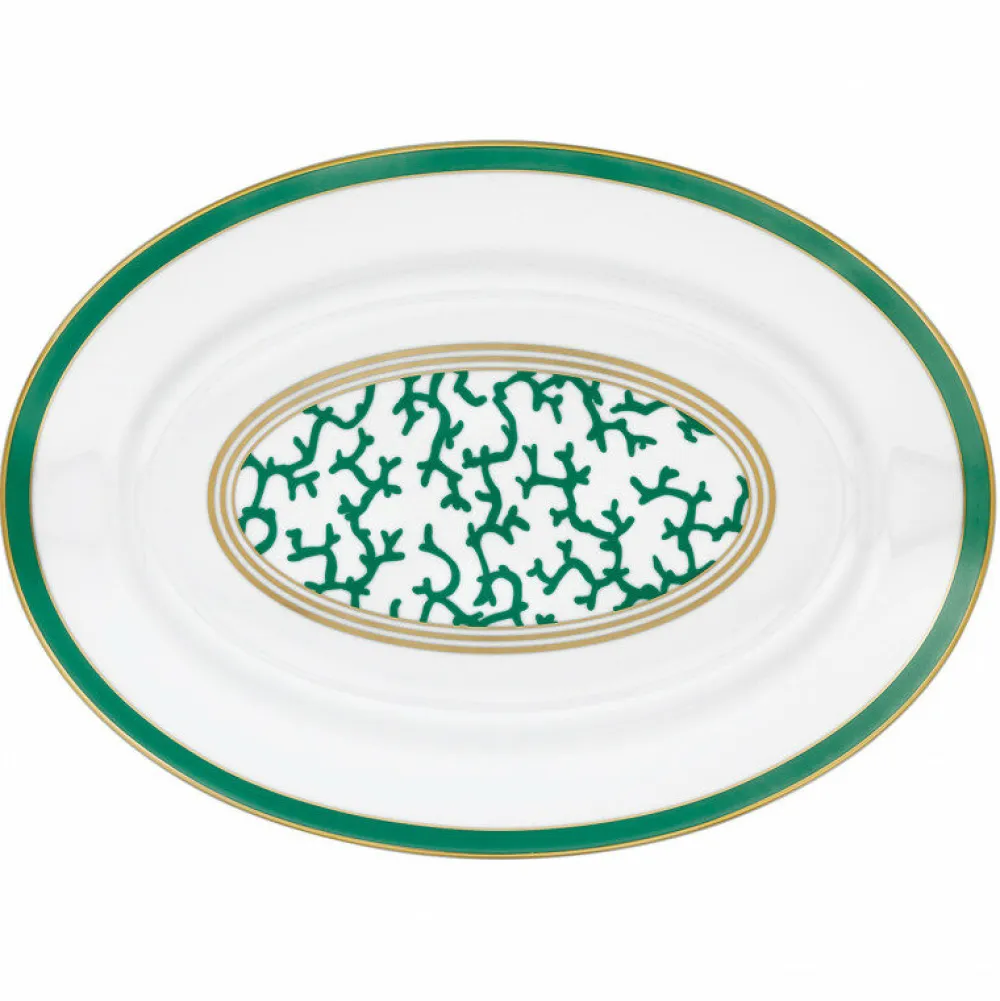 Vessière Cristaux Art De La Table|Assiette Céramique|Plat porcelaine ovale 41 cm cristobal Raynaud