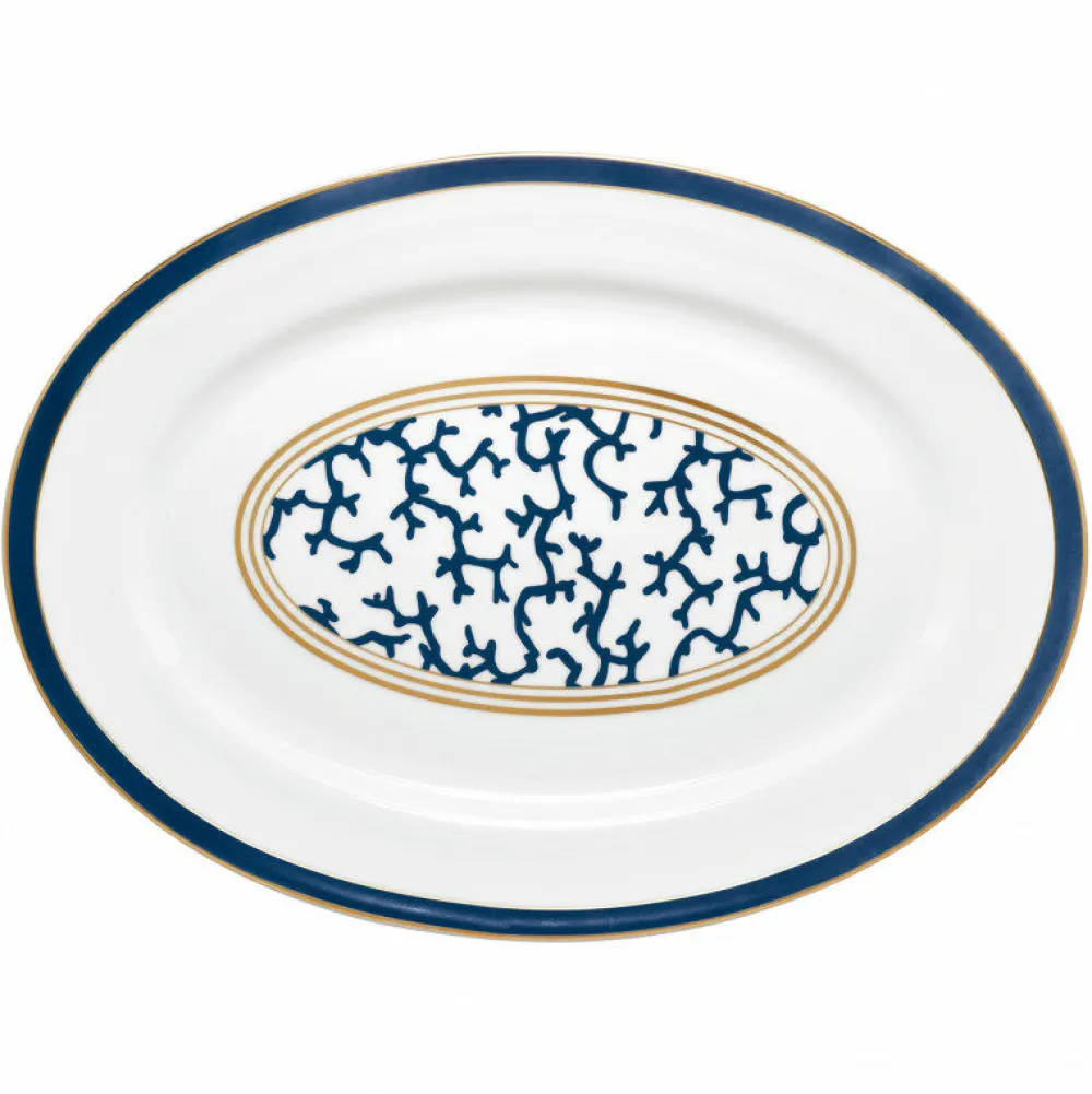 Vessière Cristaux Art De La Table|Assiette Céramique|Plat porcelaine ovale 41 cm cristobal Raynaud