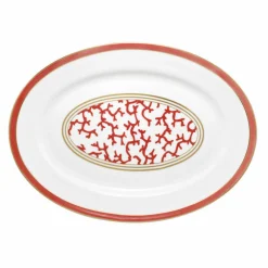 Vessière Cristaux Art De La Table|Assiette Céramique|Plat porcelaine ovale 41 cm cristobal Raynaud