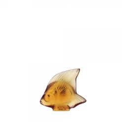 Vessière Cristaux Sculptures Et Figurines|Bestiaire|Poisson ambre lalique