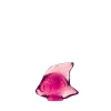 Vessière Cristaux Bestiaire|Animaux Cristal|Poisson fuchsia lalique