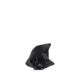 Vessière Cristaux Animaux Cristal|Sculptures Et Figurines|Poisson noir lalique