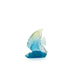 Vessière Cristaux Bestiaire|Animaux Cristal|Poisson Platax Petit Modèle Maya Daum