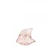 Vessière Cristaux Figurines Miniature Cristal|Sculptures Et Figurines|Poisson rose lalique