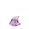 Vessière Cristaux Animaux Cristal|Sculptures Et Figurines|Poisson violet clair Lalique