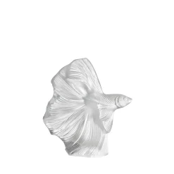Vessière Cristaux Sculptures Et Figurines|Animaux Cristal|Poissons combattants pm lalique