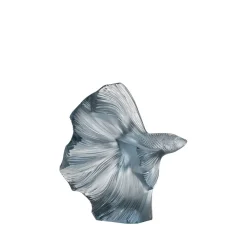 Vessière Cristaux Sculptures Et Figurines|Animaux Cristal|Poissons combattants pm lalique