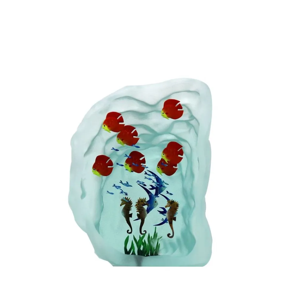 Vessière Cristaux Sulfures, Presse-Papiers|Décoration|Presse-papier aquarium – yves trucchi
