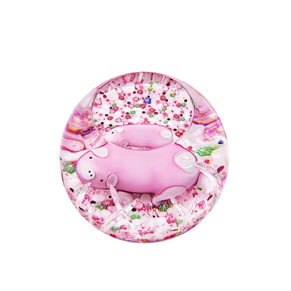 Vessière Cristaux Presse-Papiers|Sulfures Cristal|Presse-papier le cochon 2019 saint-louis