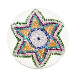 Vessière Cristaux Presse-Papiers|Sulfures Cristal|Presse-papier mandala saint-louis