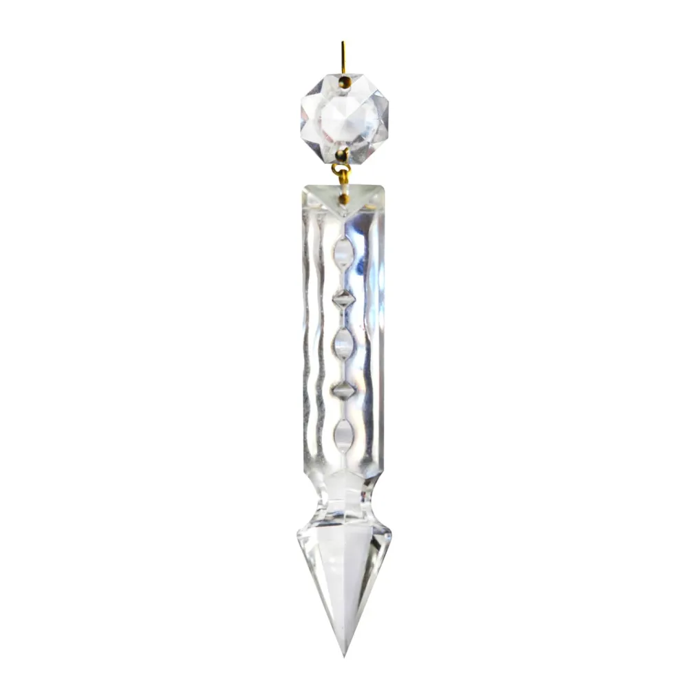Vessière Cristaux Suspensions Cristal|Appliques Cristal|Prisme cristal doré pour lustre