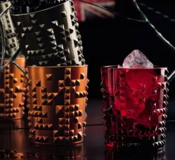 Vessière Cristaux Verre À Whisky|Verre À Eau|Punk gobelet cristal x4