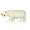 Vessière Cristaux Animaux|Animaux Cristal|Rhinocéros ivoire & or Émaux de Longwy