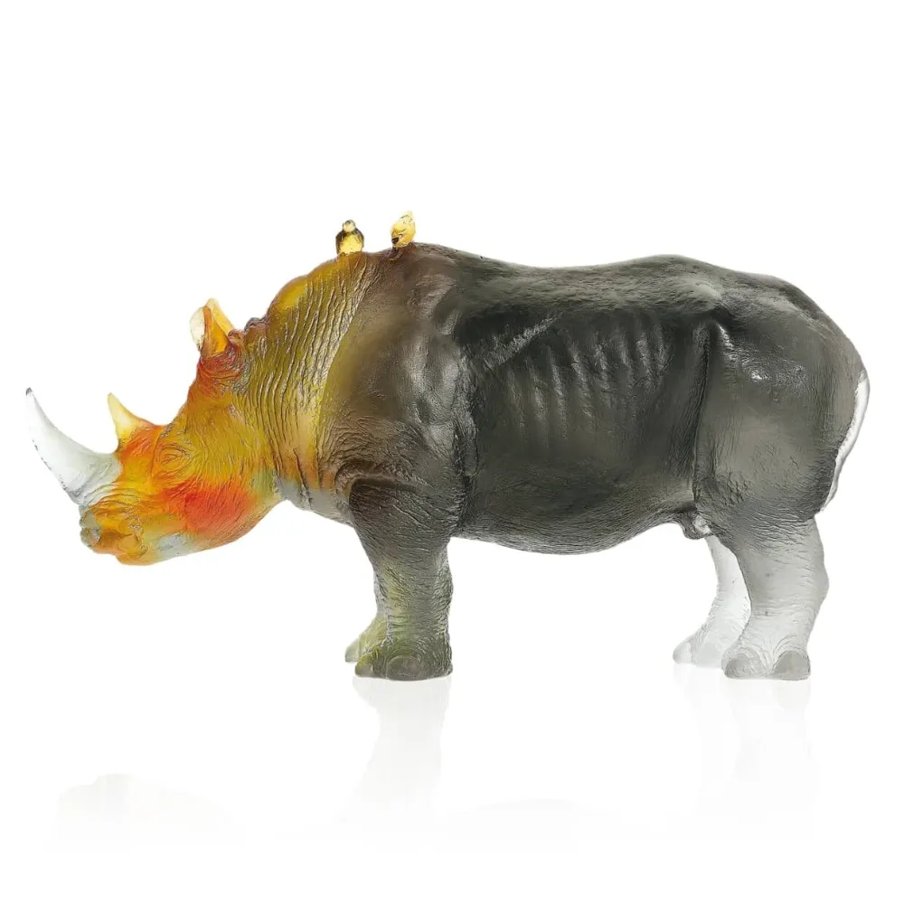 Vessière Cristaux Editions D’Art|Bestiaire|Rhinocéros j.f leroy daum