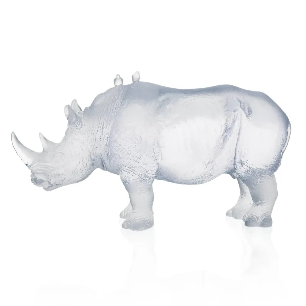 Vessière Cristaux Editions D’Art|Bestiaire|Rhinocéros j.f leroy daum