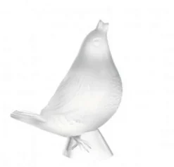 Vessière Cristaux Sculptures Et Figurines|Bestiaire|Rouge gorge chanteur lalique