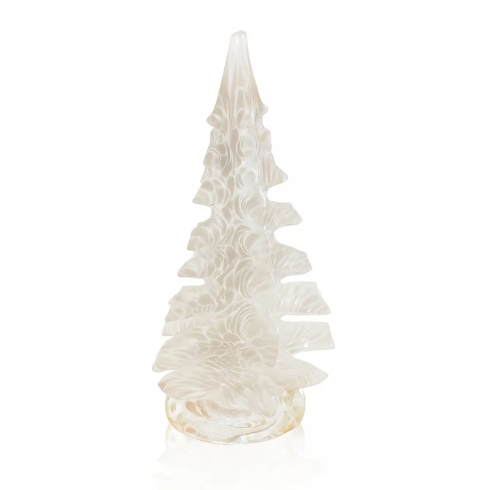 Vessière Cristaux Décoration|Sulfures, Presse-Papiers Cristal|Sapin blanc décoratif cristal de Lorraine