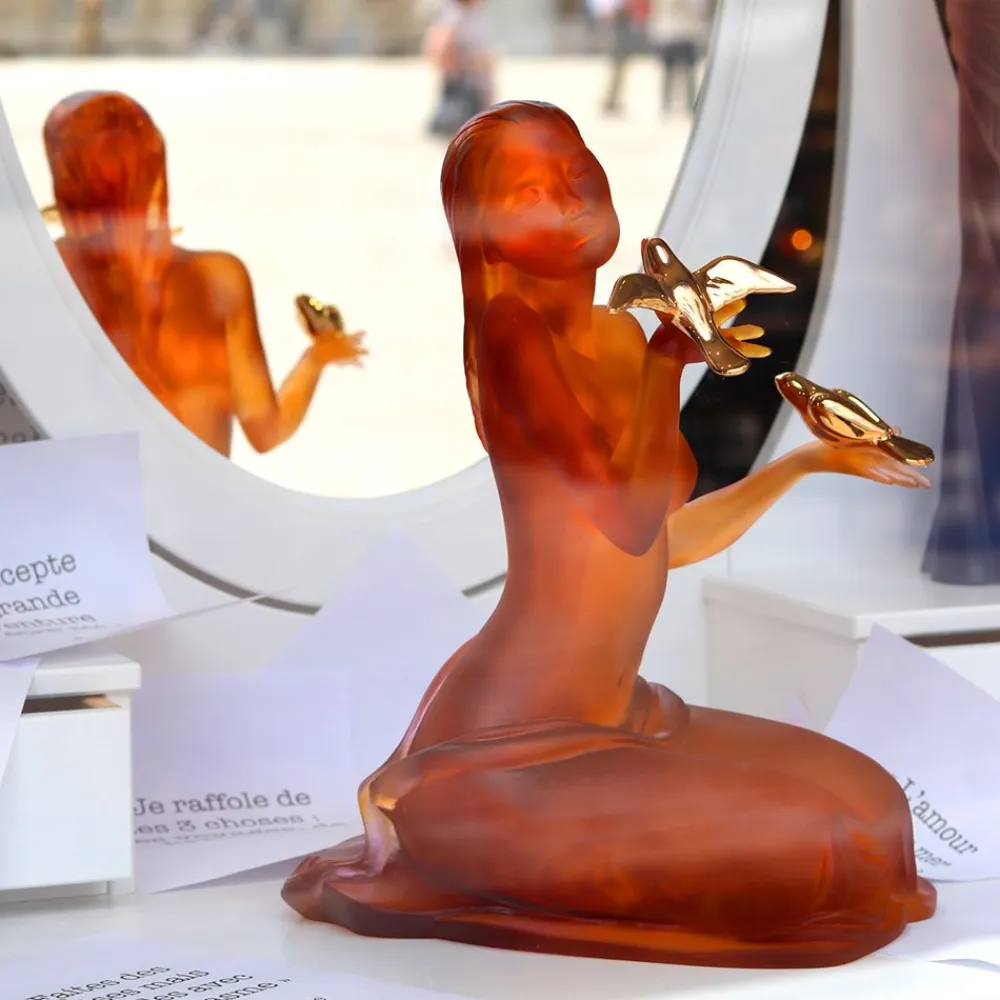 Vessière Cristaux Editions D’Art|Éditions D’Art Cristal|Sara et les oiseaux daum deville-chabrolle