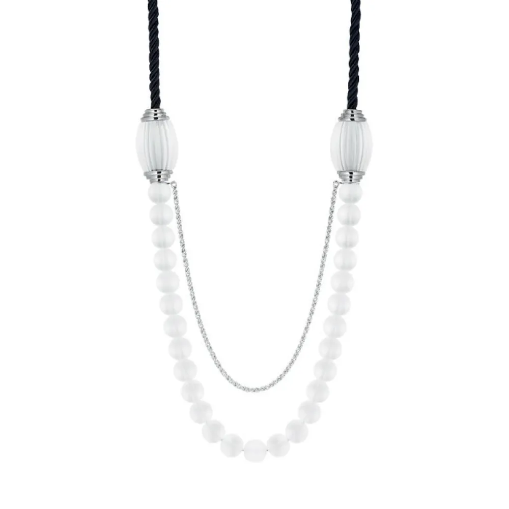 Vessière Cristaux Bijoux|Sautoir vibrante lalique