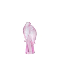 Vessière Cristaux Sculptures Et Figurines|Bestiaire|Sculpture 2 perruches Lalique