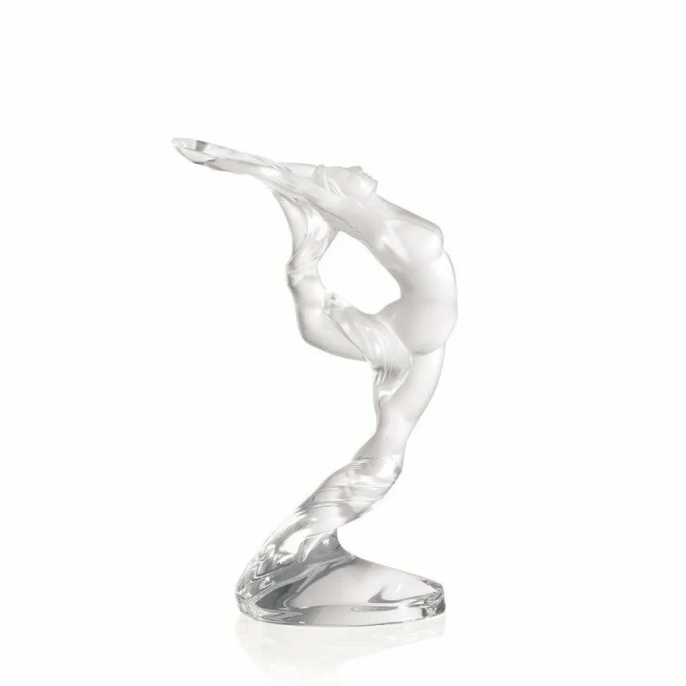 Vessière Cristaux Sculptures Et Figurines|Sculptures Cristal|Sculpture acrobate jambe levées Lalique