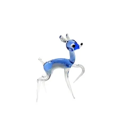Vessière Cristaux Bestiaire|Animaux Cristal|Sculpture bambi humoristique