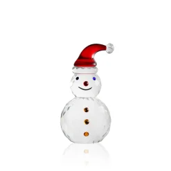 Vessière Cristaux Décoration|Sculpture bonhomme de neige édition 2024