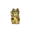 Vessière Cristaux Décoration|Animaux Cristal|Sculpture chat maneki neko or baccarat