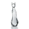 Vessière Cristaux Décoration|Animaux Cristal|Sculpture chat rigot baccarat