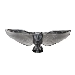 Vessière Cristaux Sculptures Et Figurines|Bestiaire|Sculpture chouette effraie Lalique