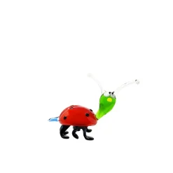 Vessière Cristaux Bestiaire|Animaux Cristal|Sculpture coccinelle humoristique