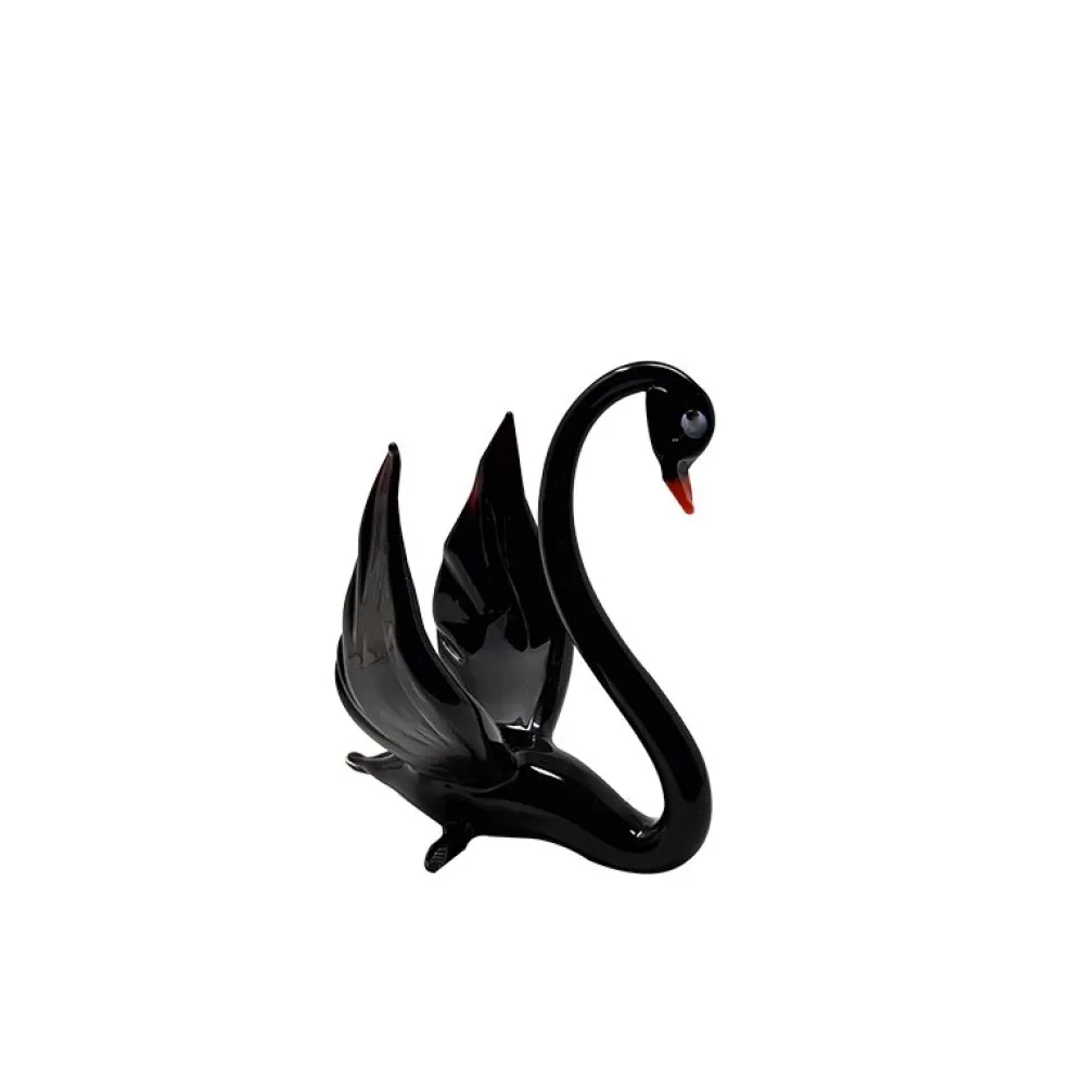 Vessière Cristaux Bestiaire|Animaux Cristal|Sculpture cygne humoristique