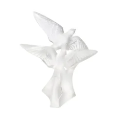Vessière Cristaux Bestiaire|Sculptures Et Figurines|Sculpture deux hirondelles lalique