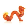 Vessière Cristaux Sculptures Et Figurines|Animaux Cristal|Sculpture dragon ambre lalique