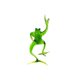 Vessière Cristaux Bestiaire|Animaux Cristal|Sculpture grenouille humoristique
