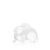 Vessière Cristaux Bestiaire|Animaux Cristal|Sculpture lapin couché Lalique