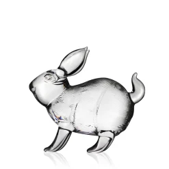 Vessière Cristaux Animaux Cristal|Bestiaire|Sculpture lapin cristal zodiaque chinois