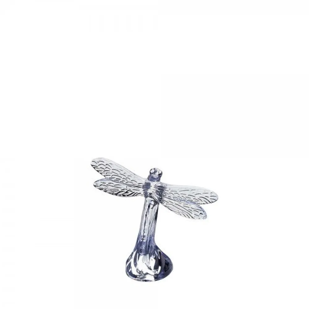 Vessière Cristaux Sculptures Et Figurines|Bestiaire|Sculpture libellule lalique