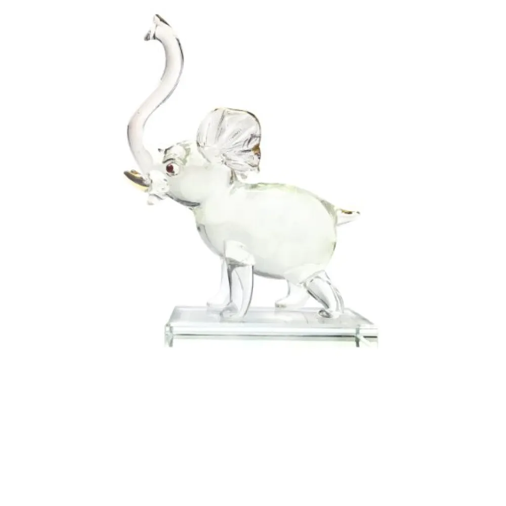 Vessière Cristaux Animaux Cristal|Bestiaire|Sculpture éléphant cristal