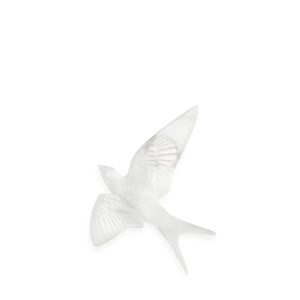 Vessière Cristaux Sculptures Et Figurines|Bestiaire|Sculpture murale hirondelle lalique