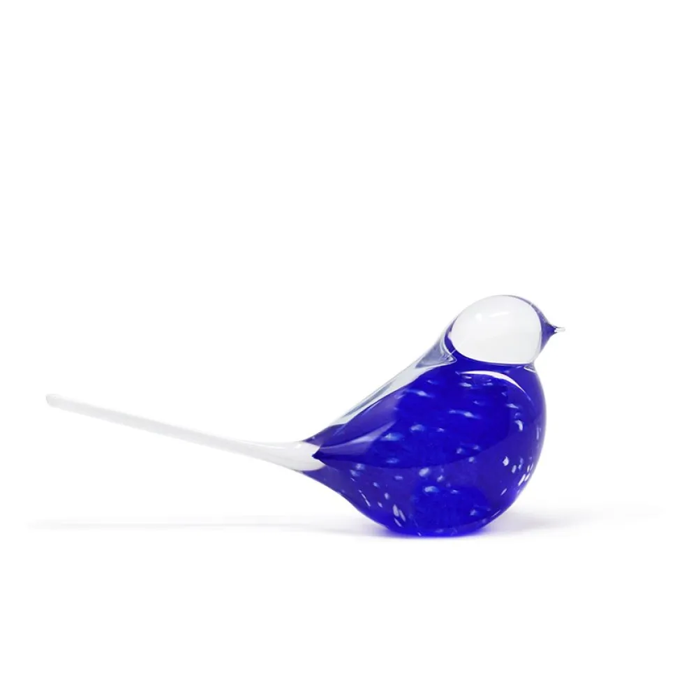 Vessière Cristaux Animaux Cristal|Bestiaire|Sculpture oiseau cristal bleu