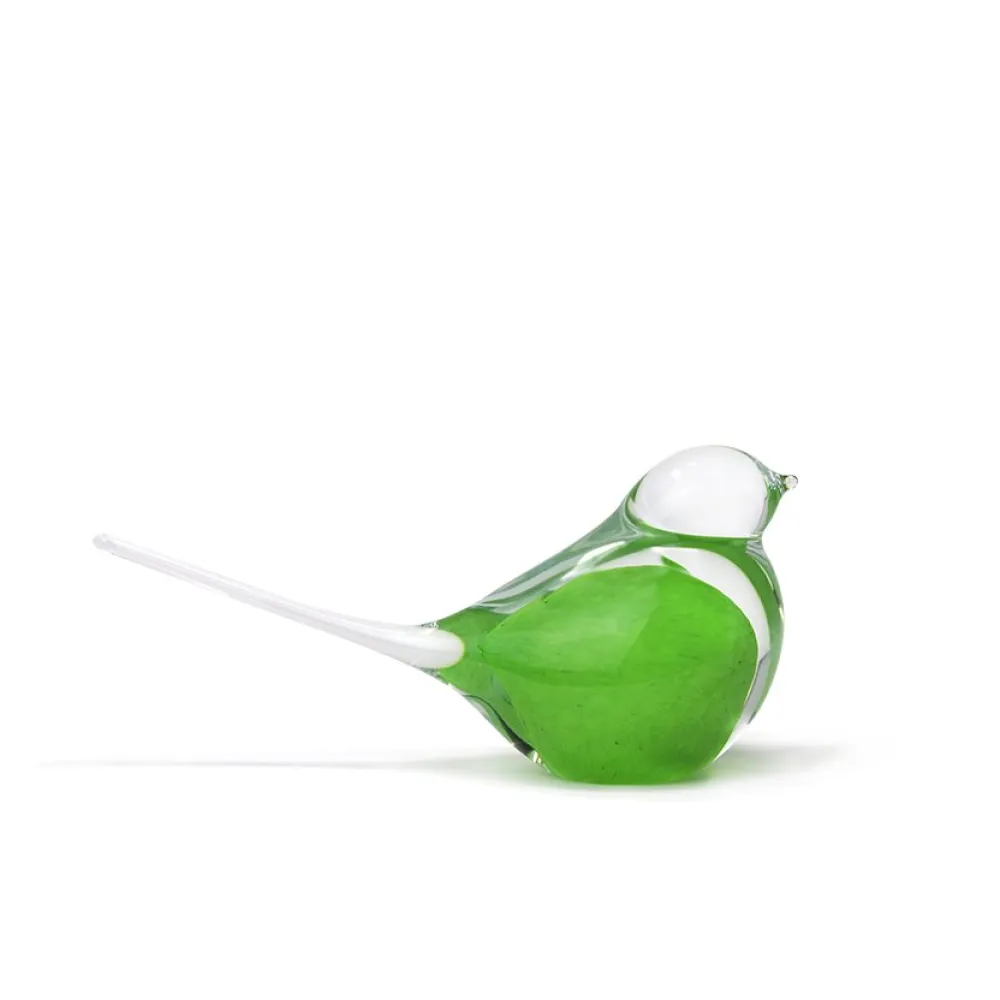 Vessière Cristaux Animaux Cristal|Bestiaire|Sculpture oiseau cristal vert