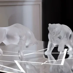Vessière Cristaux Sculptures Et Figurines|Bestiaire|Sculpture ours lalique